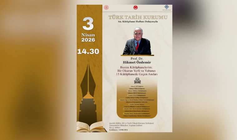 SİYASET BİLİMCİ PROF. ÖZDEMİR, 15 KÜTÜPHANEDEKİ ANILARINI PAYLAŞACAK!