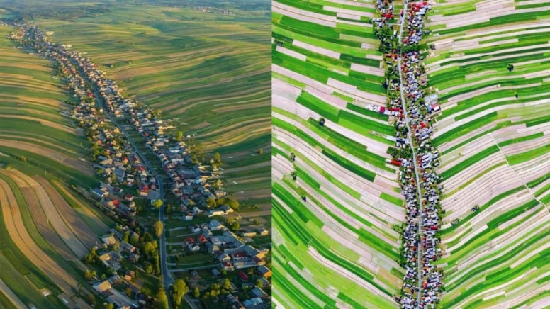Dünyanın En İlginç Şehir Planlaması: Sadece Tek Bir Caddesi Olan 6 Bin Kişilik Yerleşim