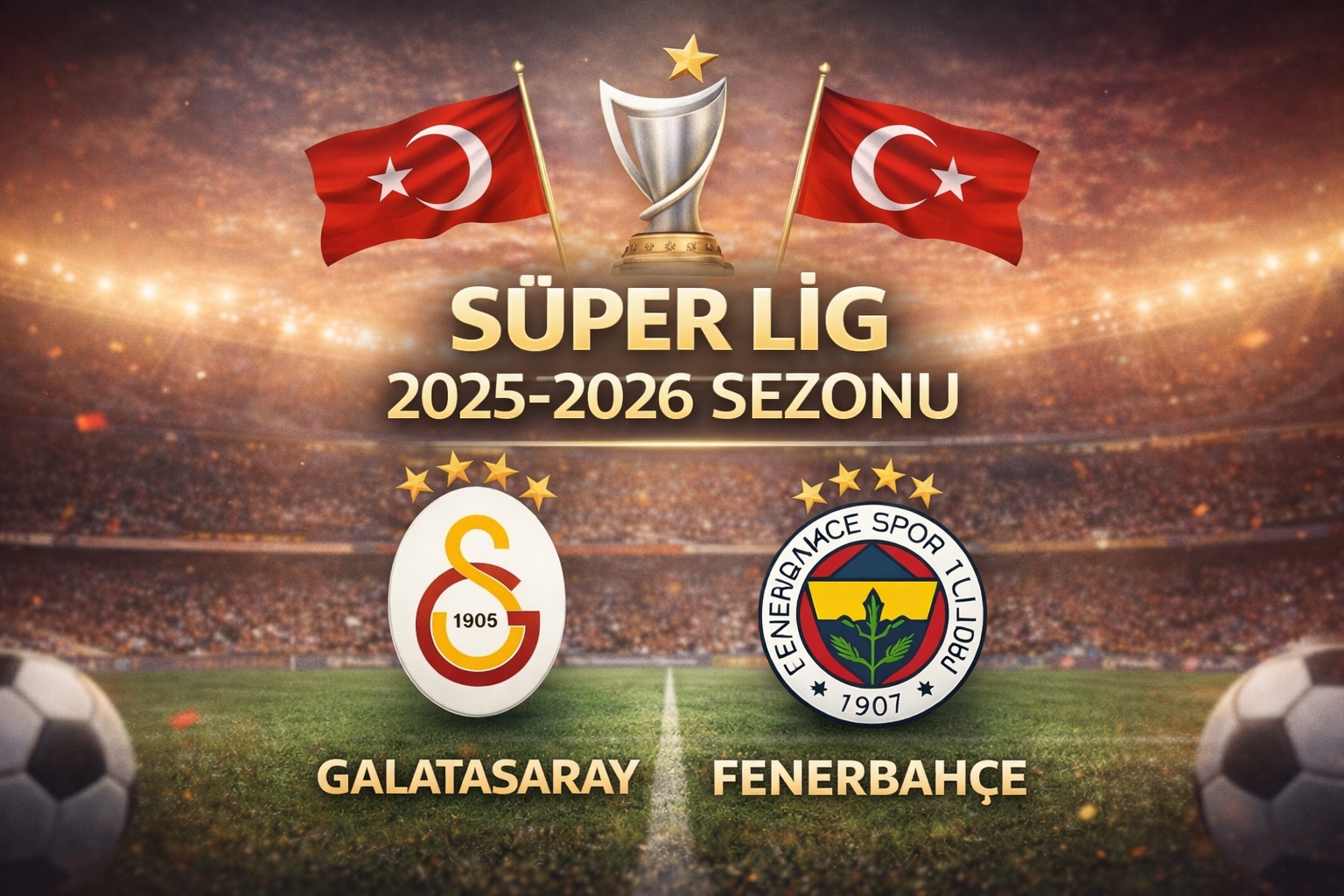 Süper Lig’de Gol Yarışı: Galatasaray 59, Fenerbahçe 57 Golle Zirvede(Özel Haber)