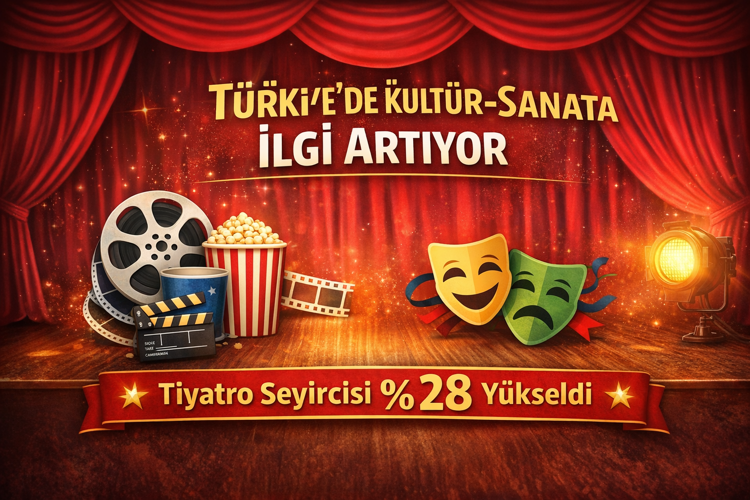 Türkiye’de Kültür-Sanata İlgi Artıyor: Tiyatro ve Sahne Sanatlarında Büyük Yükseliş(Özel Haber)