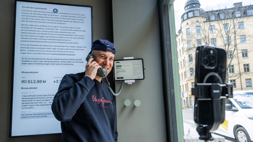İşe alımdan işletmeye her şeyi o yapıyor: Stockholm’de kafenin müdürü yapay zeka oldu