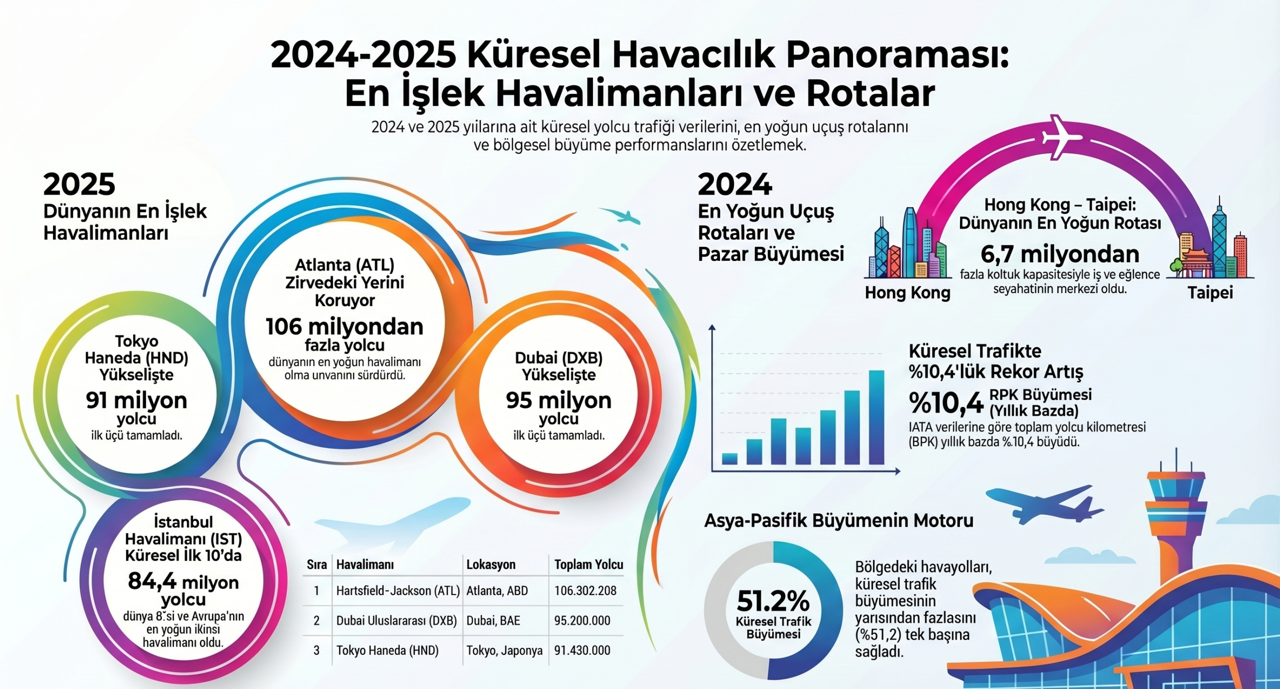 2024-2025 En Çok Sefer Yapılan Havalimanları (Özel Haber)