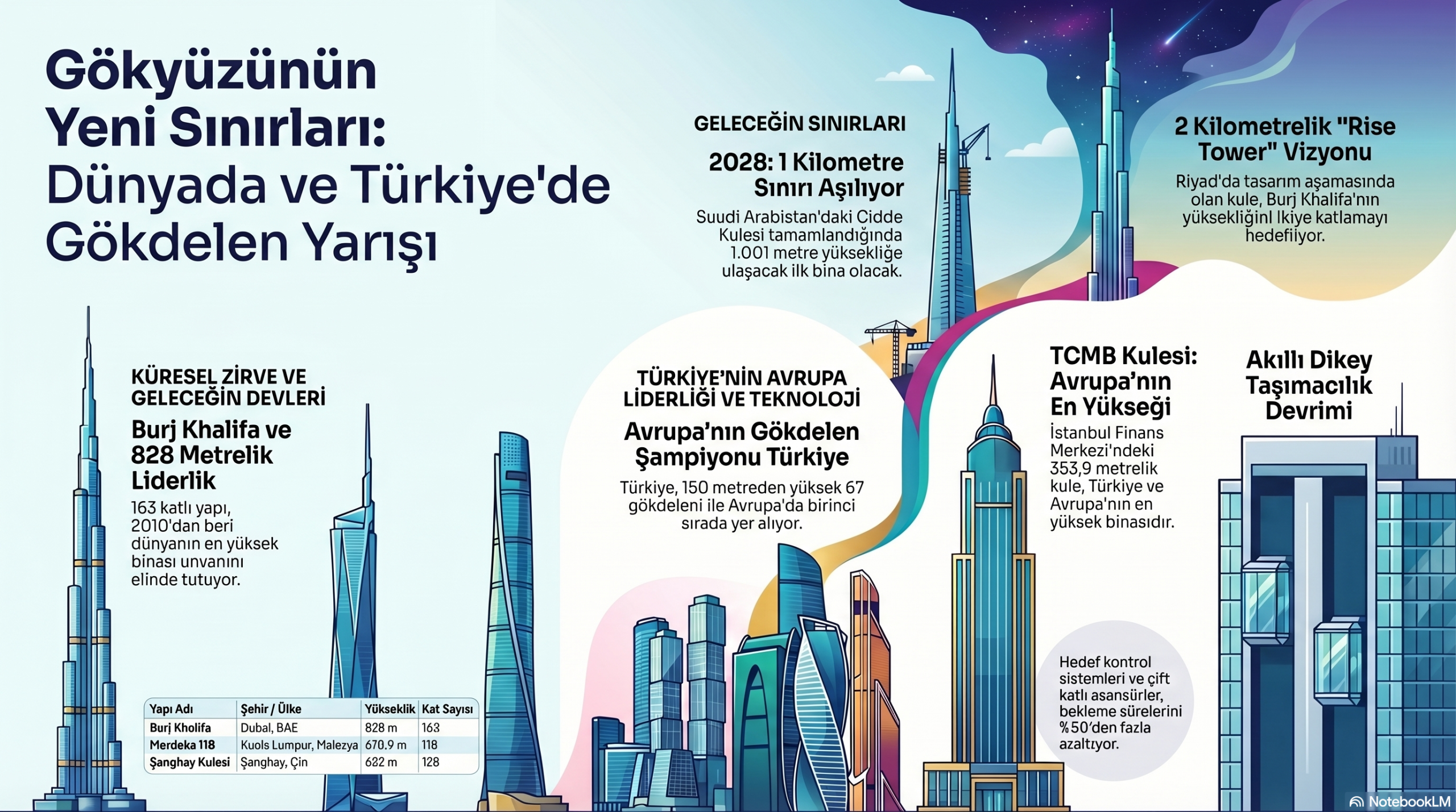 Gökyüzünün Yeni Sınırları: Dünyada ve Türkiye’de Gökdelen Yarışı Kızışıyor! (Özel Haber)