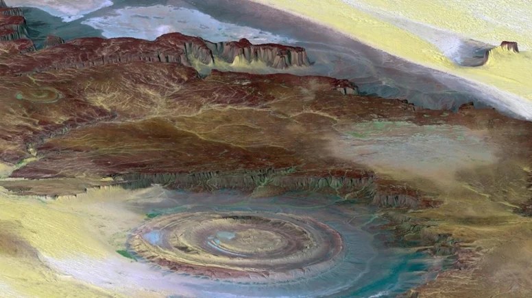 Sahra’nın Gözü’nün Gizemi Çözüldü: Meteor Değil Jeolojik Kubbe(Kardeş Haber)