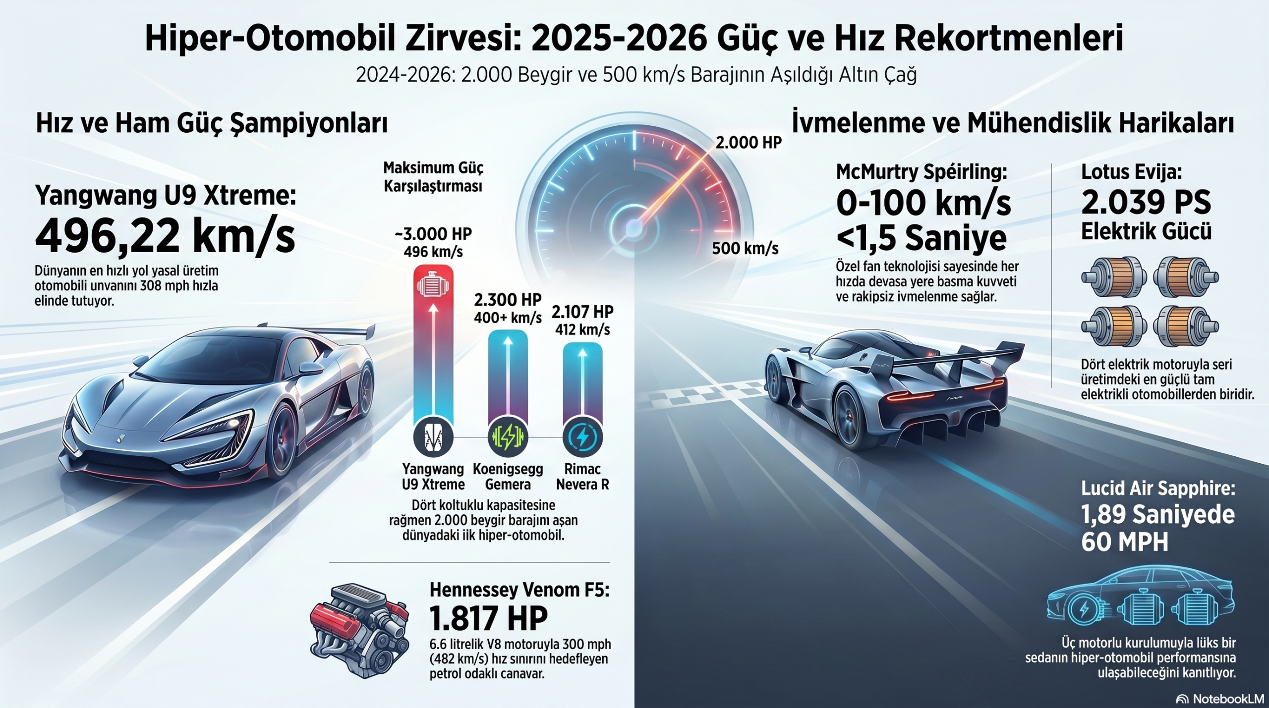 Hiper-Otomobil Zirvesi: 2025-2026 Döneminin Güç ve Hız Rekortmenleri (Özel Haber)
